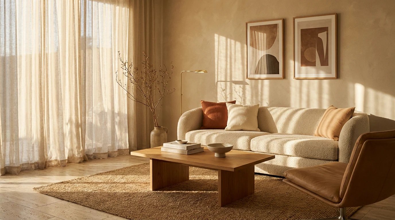 A room with pieces detected and matched